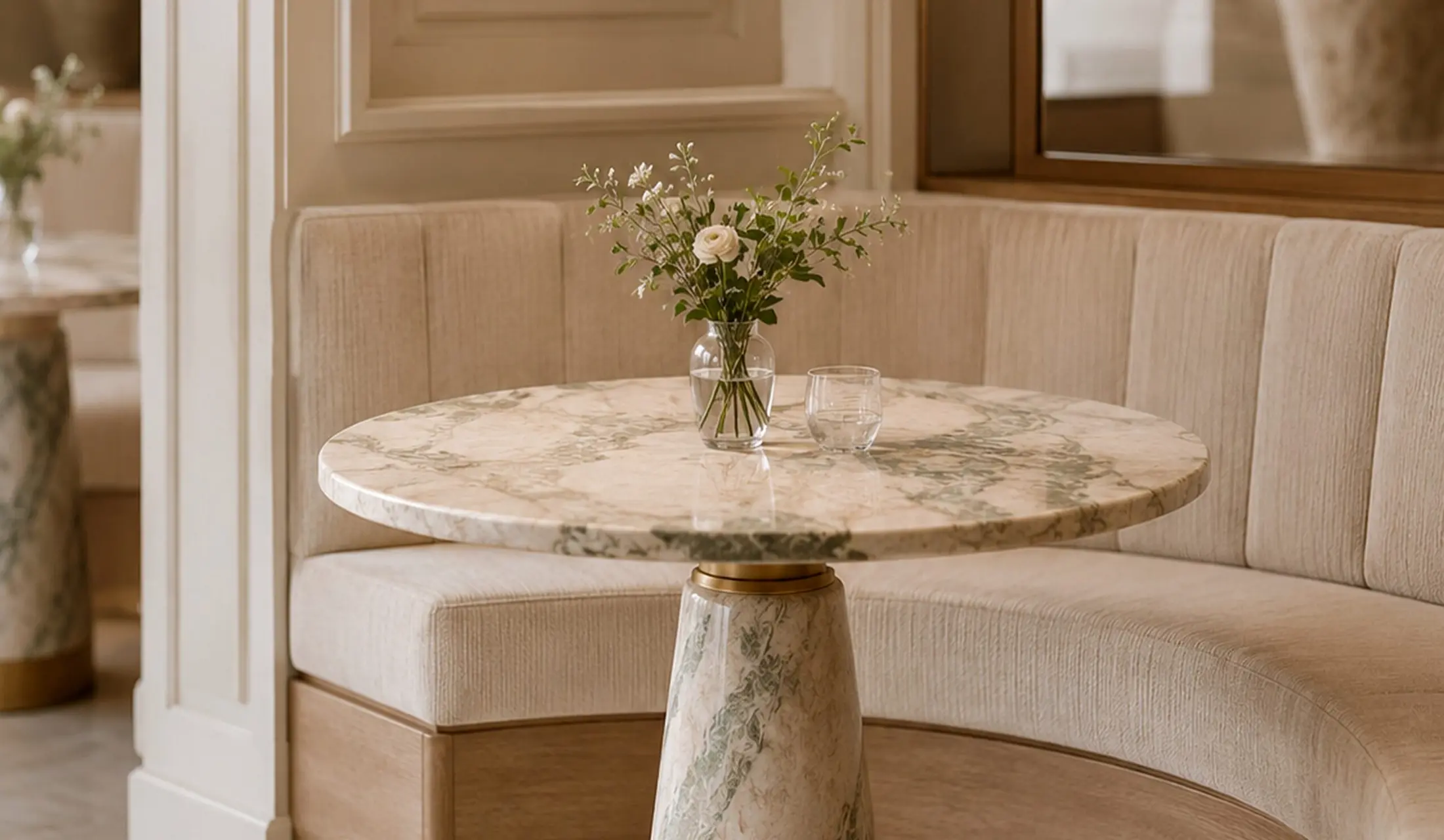 Marble Bistro Table