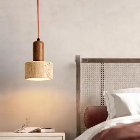 Stone Bedside Lamp
