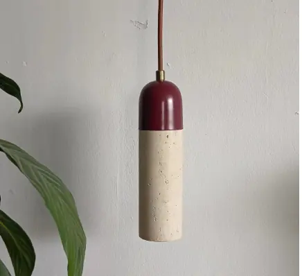 Stone Cylinder Lamp