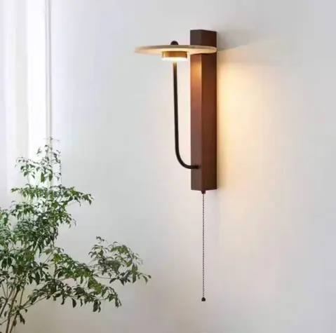Brass & Stone Wall Light